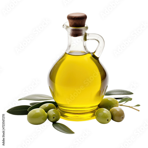 fresh raw organic palauan olive oil in glass bowl png isolated on white background with clipping path. natural organic dripping serum herbal medicine rich of vitamins concept. selective focus