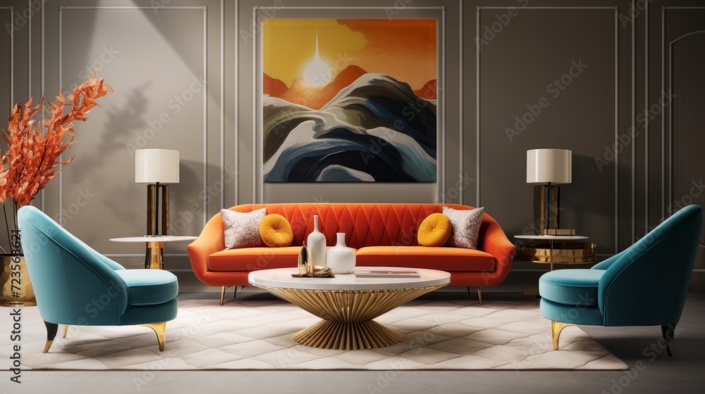 modern creative living room interior design backdrop ideas concept ...