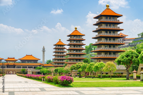 Awesome view of Fo Guang Shan Buddha Museum, Kaohsiung, Taiwan