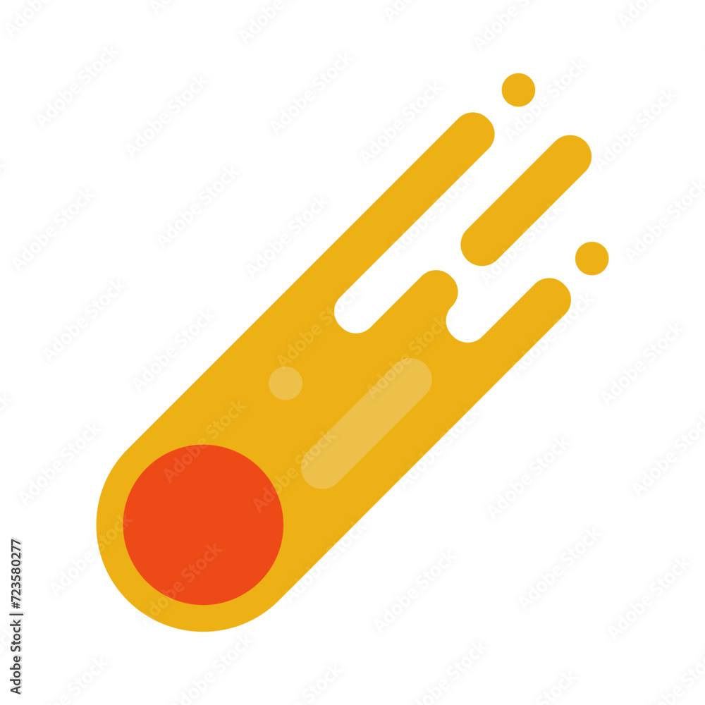 Asteroid Flat Icon Asteroid Flat Icon