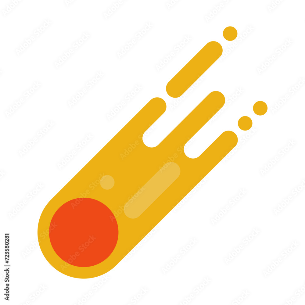 Asteroid Flat Icon Asteroid Flat Icon