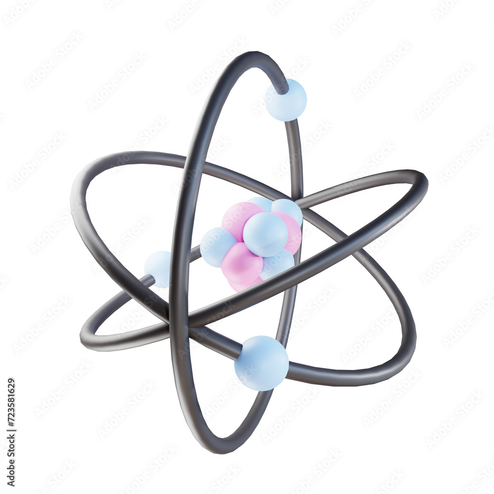 3d render atom