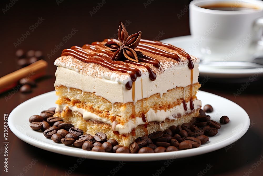 A delicious and fancy dessert A delicious and fancy dessert
