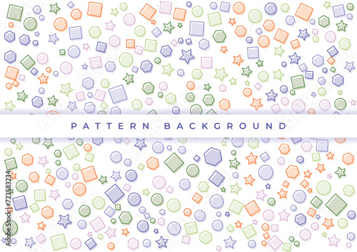 colorful geometric seamless pattern background