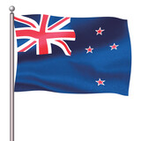 ニュージーランド　国　旗　ポール　アイコン
