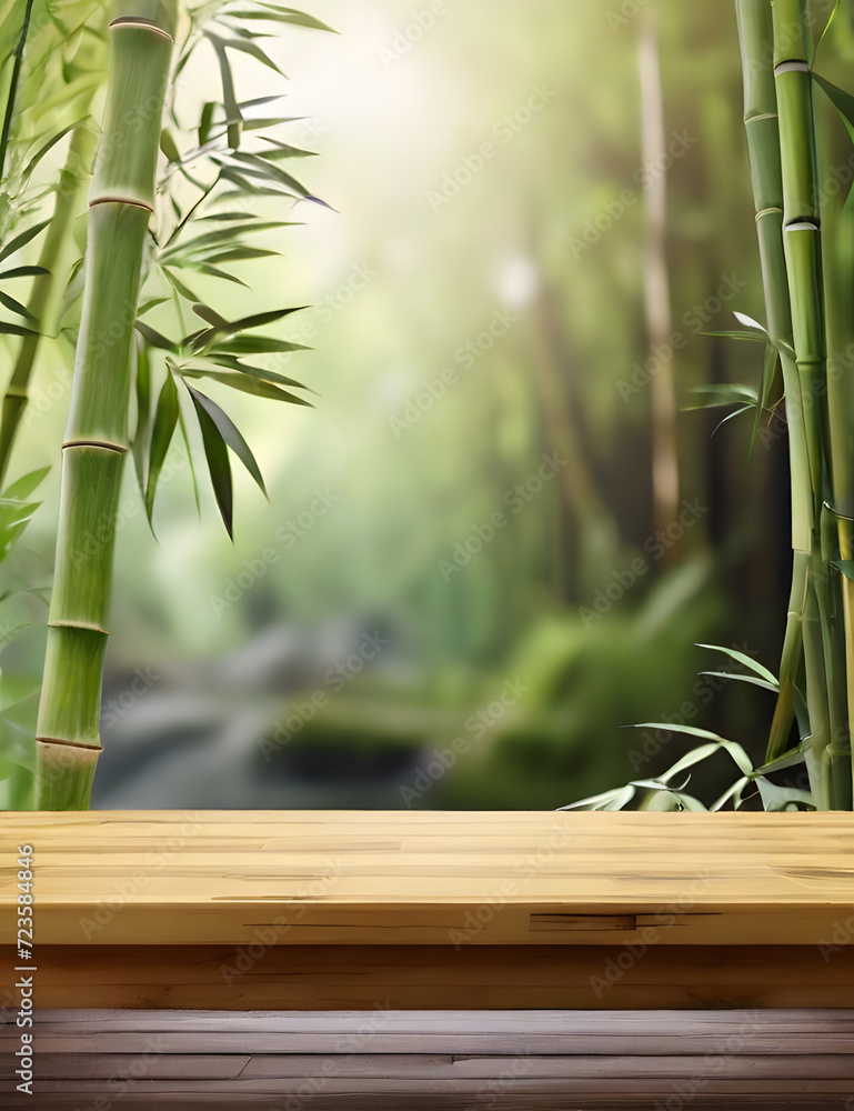 Obraz premium bamboo forest background