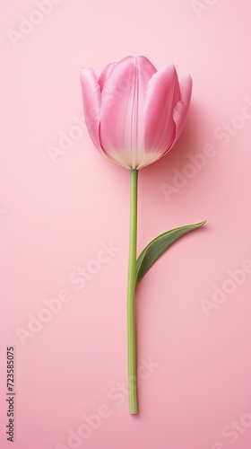 Beautiful Pink Tulip