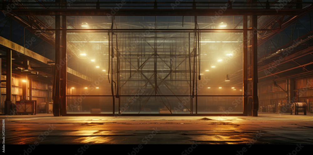 Busy Warehouse With Abundance of Boxes Busy Warehouse With Abundance of Boxes