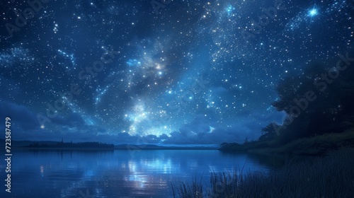 Starlight Serenade: A Celestial Ballet in the Night Sky © MAY