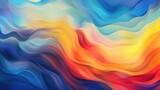 Abstract multicolored wavy background.