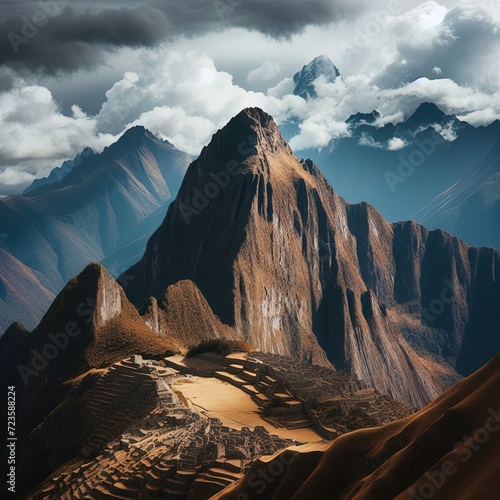 sunrise in the mountains of caucasus © dimas