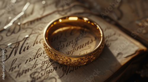 Victorian-style Ring, Ai-generated.