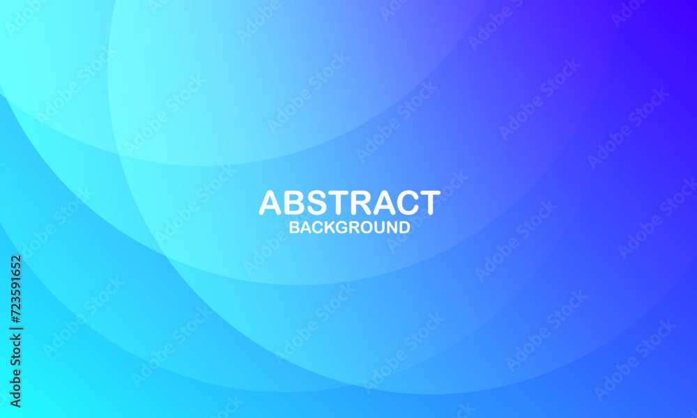 Abstract blue background with waves. Vector illustration