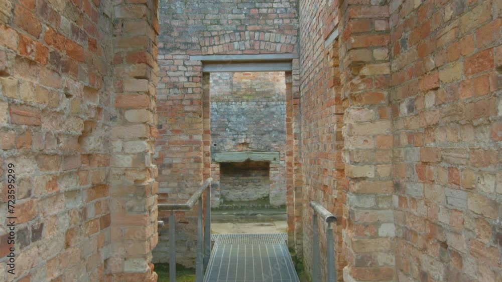Inside old building at at Port Arthur historical village in Tasmania Inside old building at at Port Arthur historical village in Tasmania
