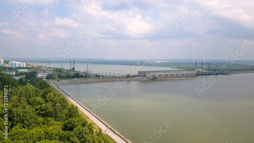 Novosibirsk Hydroelectric Power Plant is a power station on the Ob River in the Soviet district of the city of Novosibirsk. The only hydroelectric power station on the Ob River, From Dron