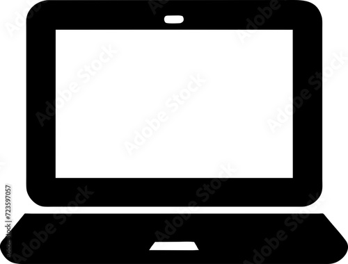 computer icon, computer icon SVG, notebook vector image, computer flat icon