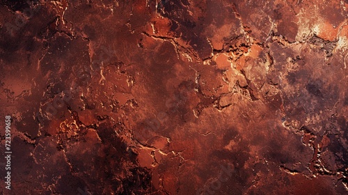 A rich copper marble texture, suitable for a luxurious hotel suite, in warm, glowing high-resolution photo