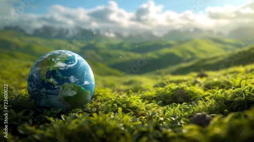 Global Sustainability: A Planet in Balance: globe, sustainable