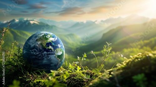 Global Sustainability: A Planet in Balance: globe, sustainable © MAY
