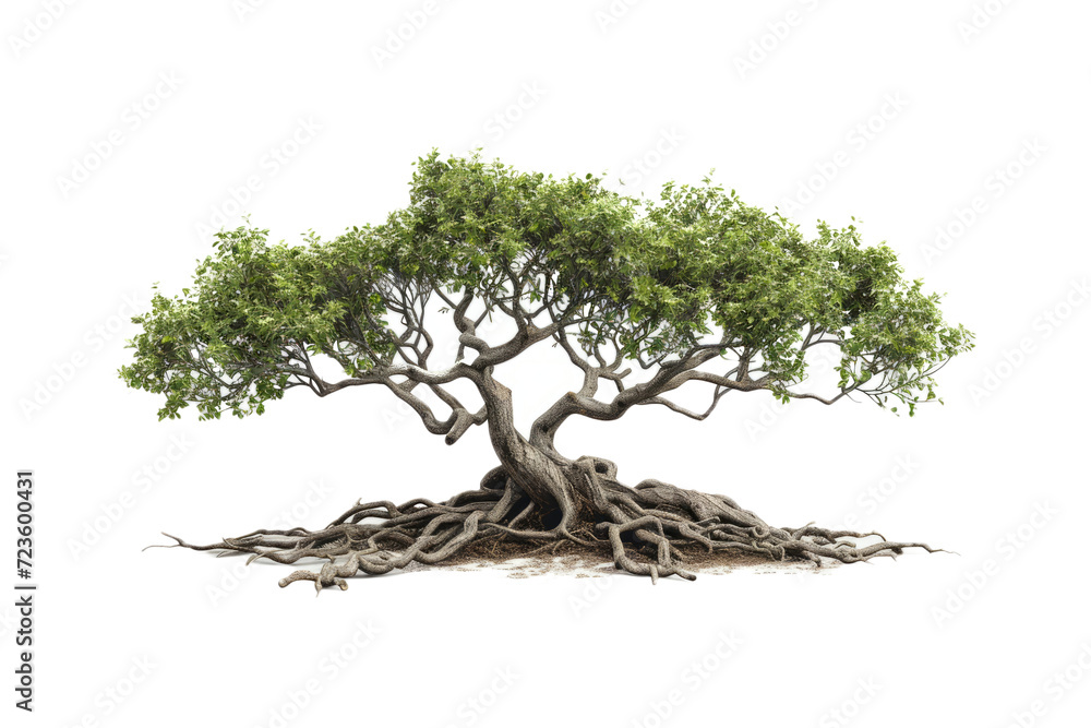 trees with intertwined roots, symbolizing interconnectedness and the ...