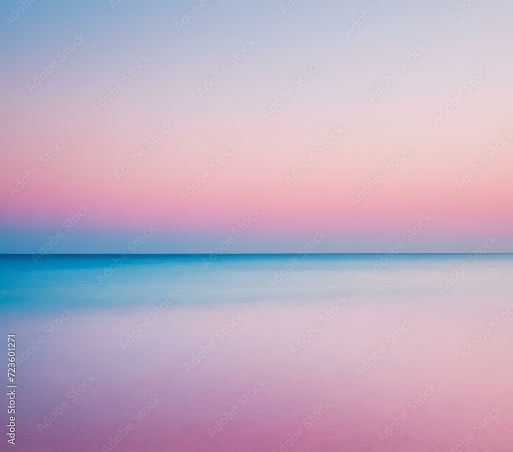 Dawn gradient from soft sky blue to gentle rose pink