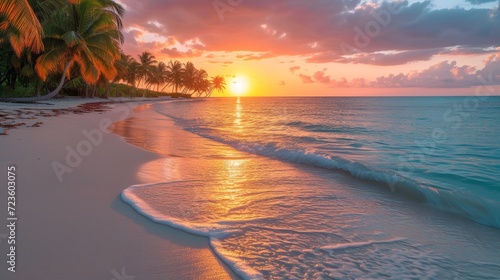 Seascape Paradise Sunset