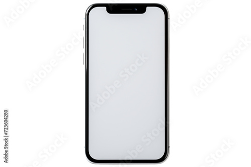 Blank screen mobile mockup png transparent background 