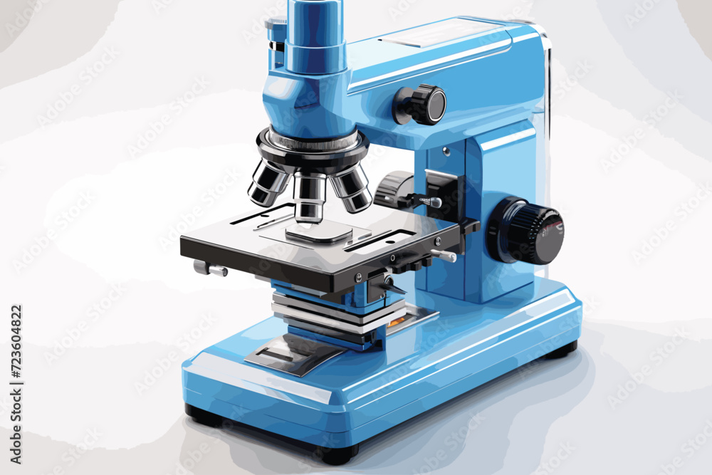 Microscope isolated on white Microscope isolated on white