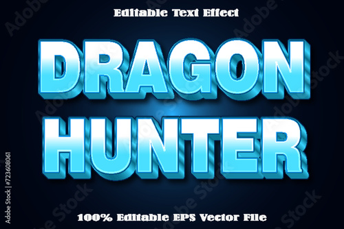 Dragon Hunter Editable Text Effect