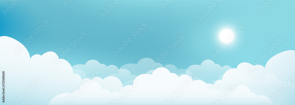 blue sky background with copy space for text blue sky background with copy space for text