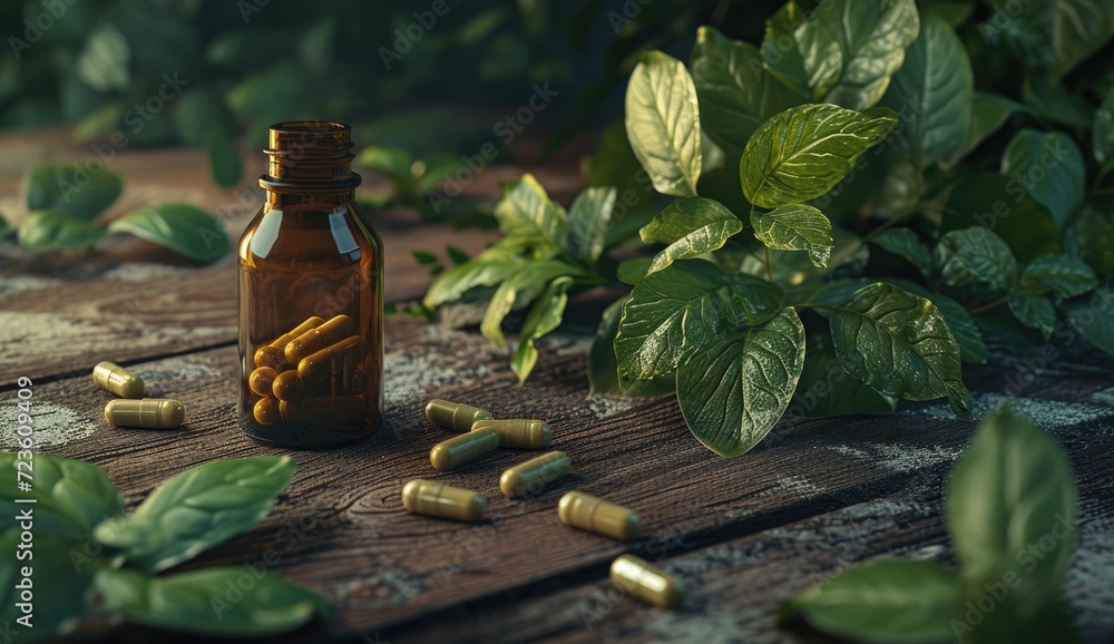 Herbal capsules offer a natural approach to wellness and health. Herbal capsules offer a natural approach to wellness and health.