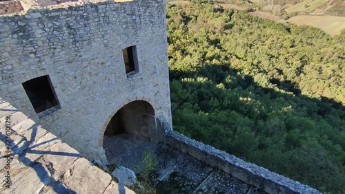 Castropignano - Panoramica della rampa di accesso di Castello D'Evoli dal terrazzo photo