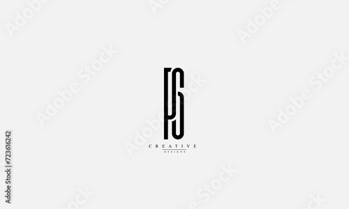 Alphabet letters Initials Monogram logo PG GP P G
