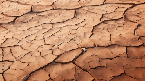 dry cracked earth background