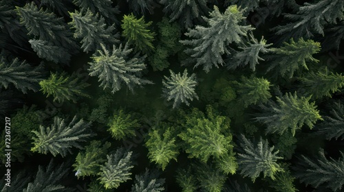 Forest Aerial View Trees Green Overview 4k Wallpaper