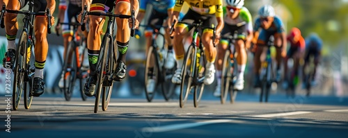 bicycle racing competition to win and win