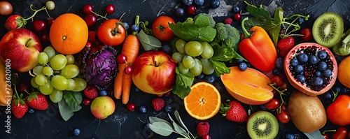 Fresh fruit fulfills all the vitamins in the body