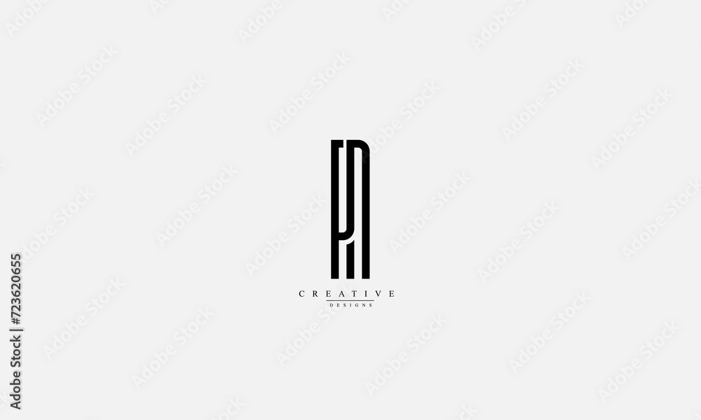 Alphabet letters Initials Monogram logo PN NP P N Alphabet letters Initials Monogram logo PN NP P N