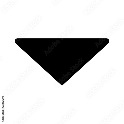 Free Download Vector solid black icon for Arrowhead - GFXLoad