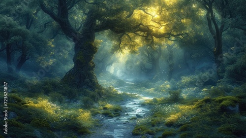 Magical Atmosphere: Mystical Forest and Enchanted Woodlands