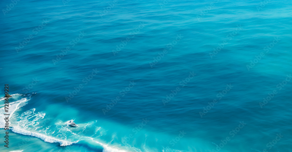 top view background photo of ocean sea water