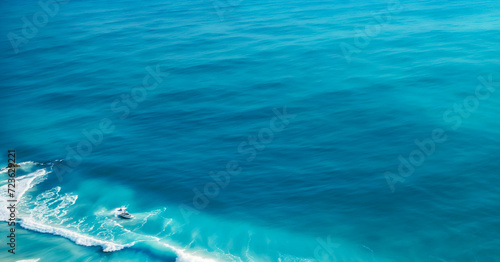 top view background photo of ocean sea water