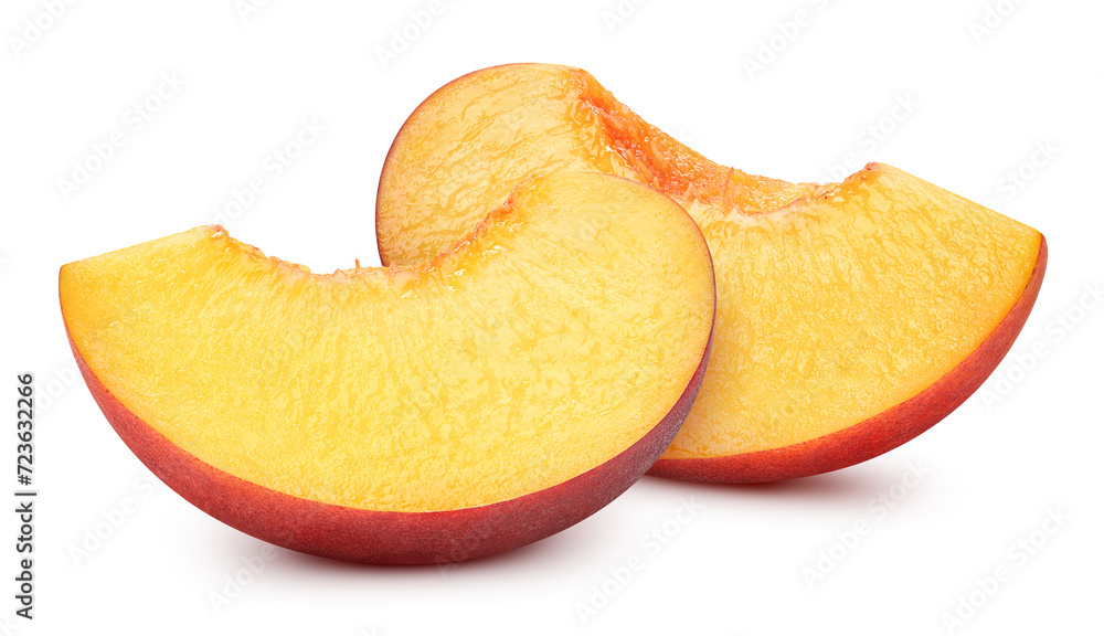 Peach slice clipping path Peach slice clipping path