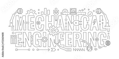 mechanical engineering technical drawing. mechanical and mechanical engineering symbols