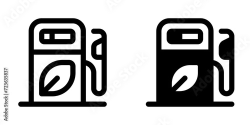 Editable bio fuel, refill, gas, station, fuel vector icon. Environment, ecology, eco-friendly. Part of a big icon set family. Perfect for web and app interfaces, presentations, infographics, etc