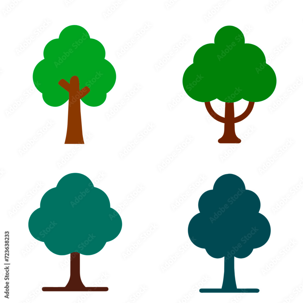 Fototapeta premium Trees PNG