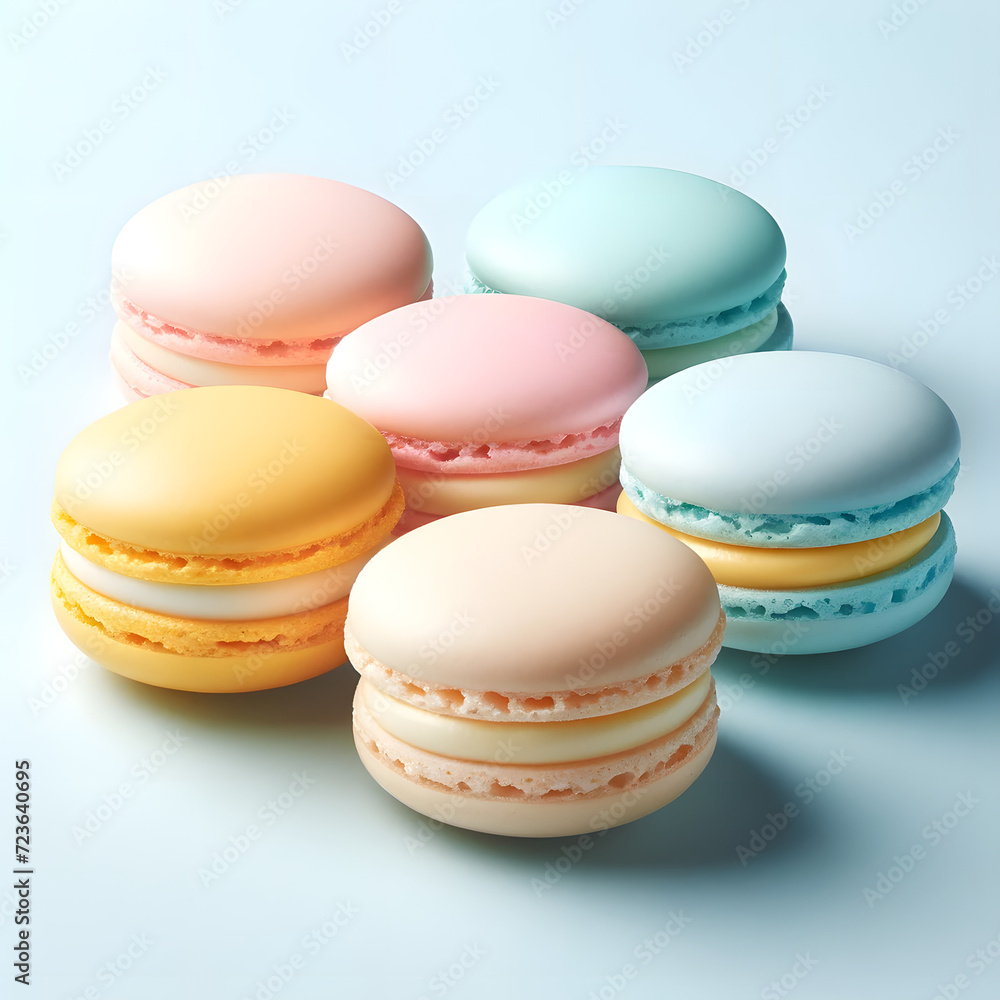 Obraz premium colorful macaroons