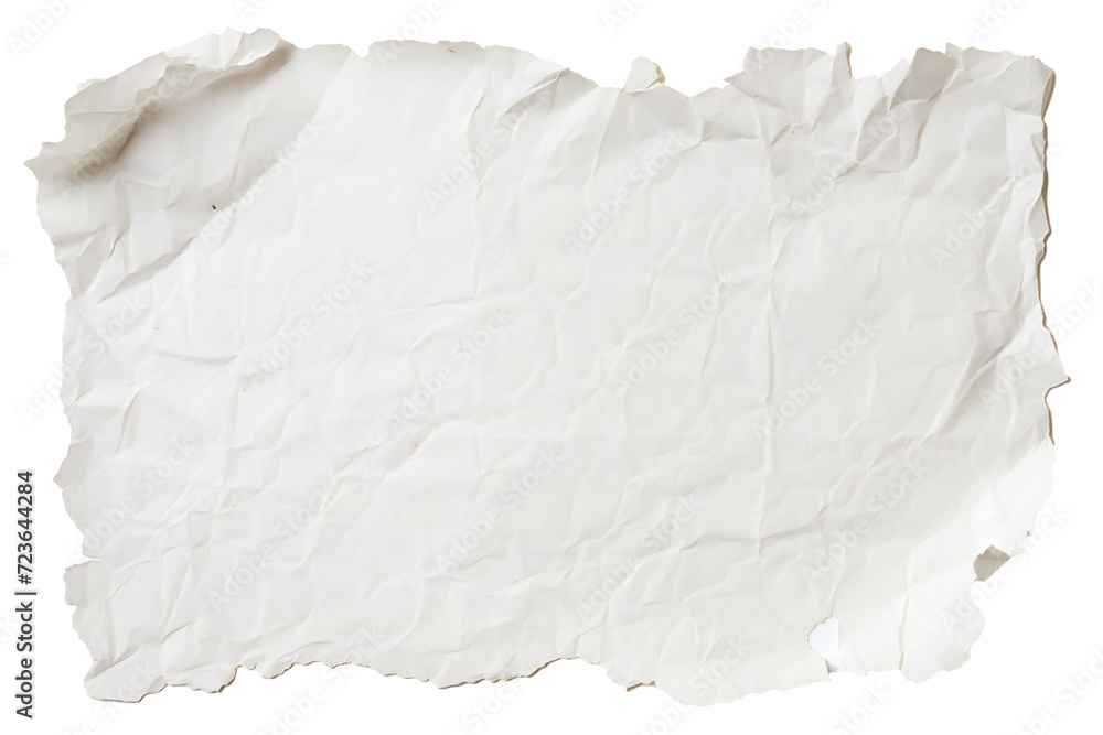 Piece of torn cardboard paper on transparent PNG background Generative Ai Piece of torn cardboard paper on transparent PNG background Generative Ai