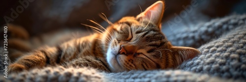 Happy Cat Lovely Comfortable Sleeping, Desktop Wallpaper Backgrounds, Background HD For Designer