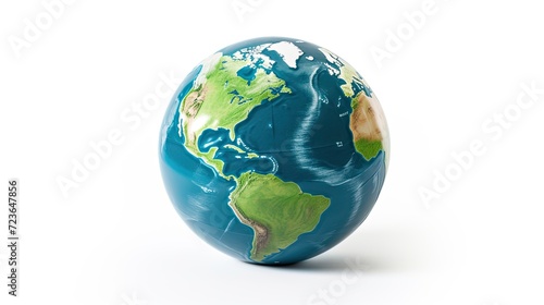 Three-quarters of a World Globe